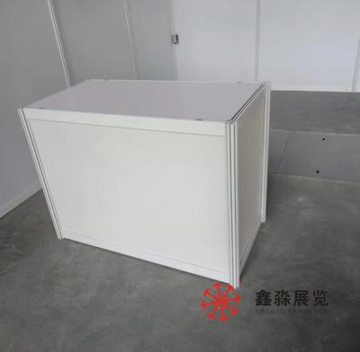 Octanorm consultation desk 1040x550xH760MM(door and lock are available)