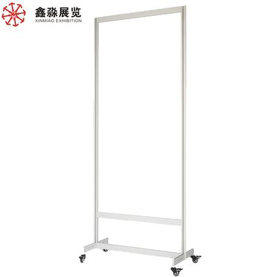 Workplace Divider, Movable aluminum made room divider with caster, Transparent Aluminum alloy divider