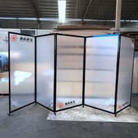Folding Plexiglass Wall Partition for Hotel