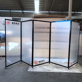 Folding Plexiglass Wall Partition for Hotel